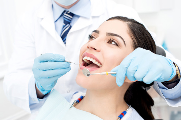 closeup of person smiling after getting dental implants